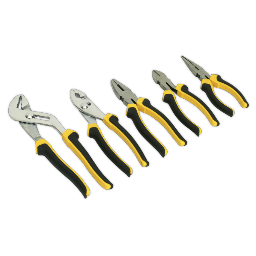 Comfort Grip Pliers Set 5 Piece