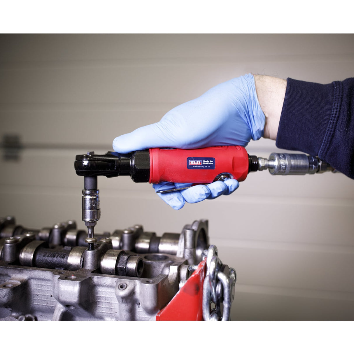 Compact Air Ratchet Wrench 1/4" Sq Drive