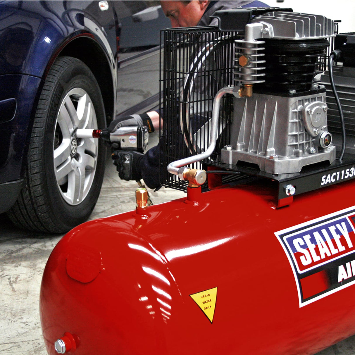 Compressor 150L Belt Drive 3HP with Cast Cylinders