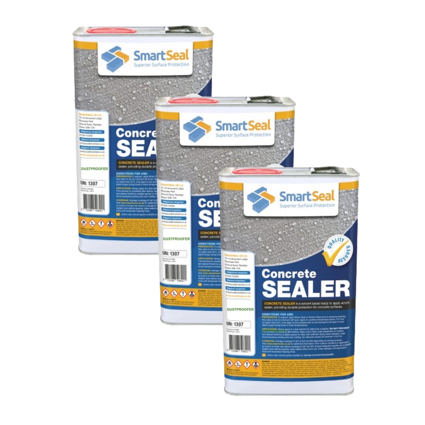 Concrete Dustproofer Internal and External 5 Liter Pack of 3