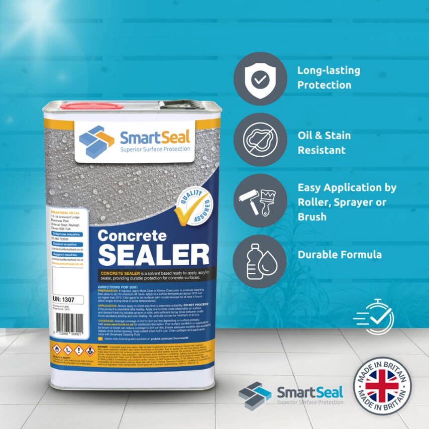 Concrete Sealer External 5 Liter Pack of 3