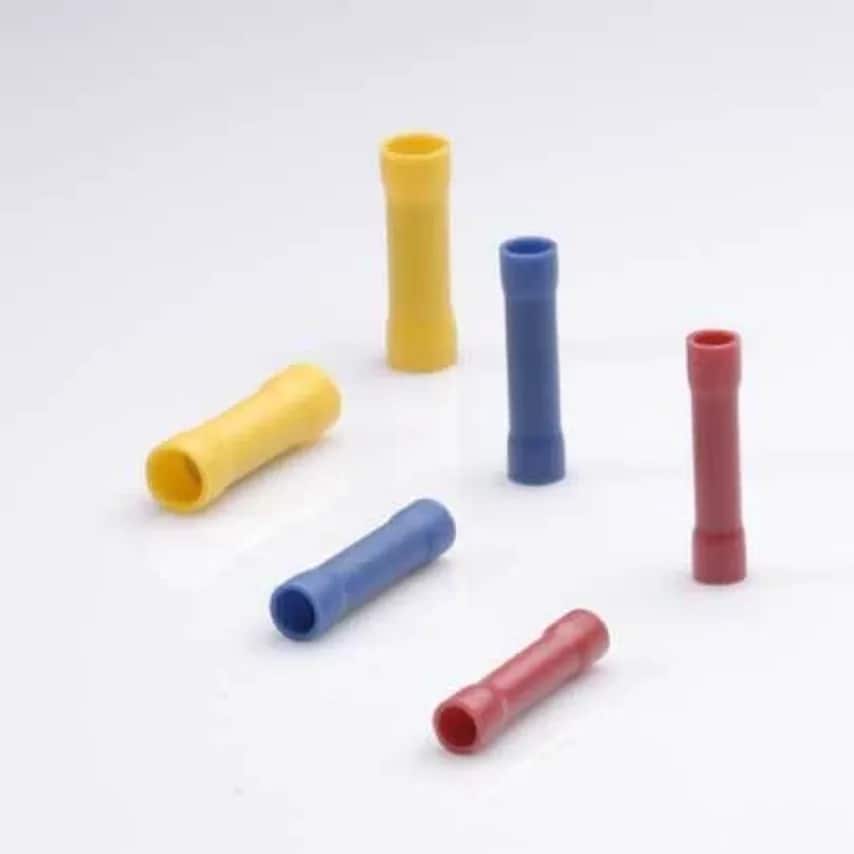 Connector Butt Pre-insulated Pack 50 48A 4-6mm2 Yellow