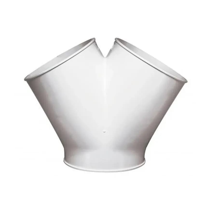 Connector Duct Y Piece 100mm White