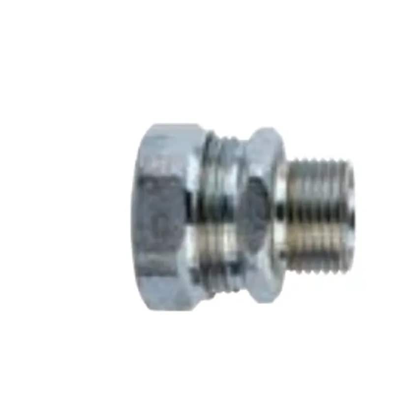Connector Fixed External Thread 50mm Stainless Steel