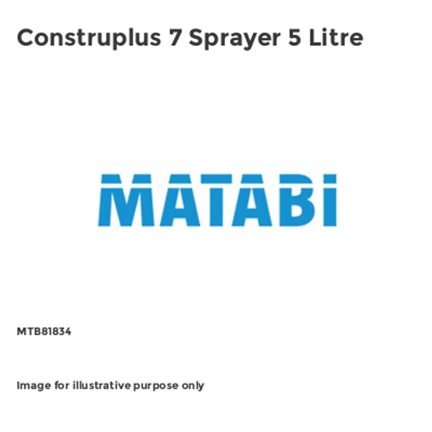 Construplus 7 Sprayer 5 Litre