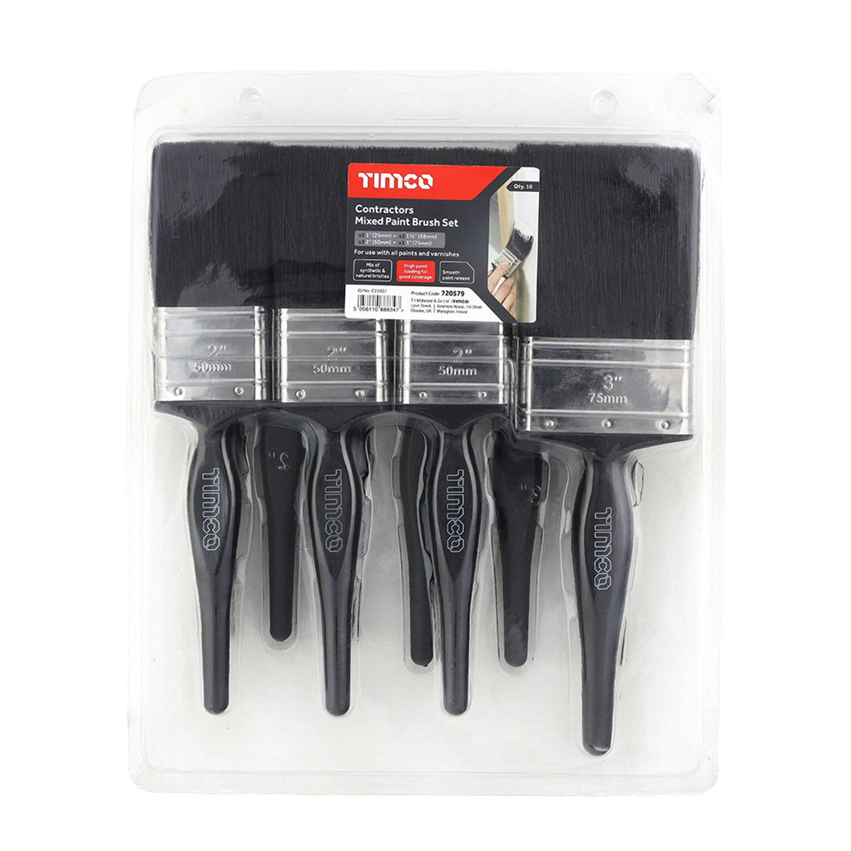 Contractors Mixed Paint Brush Set - 720579