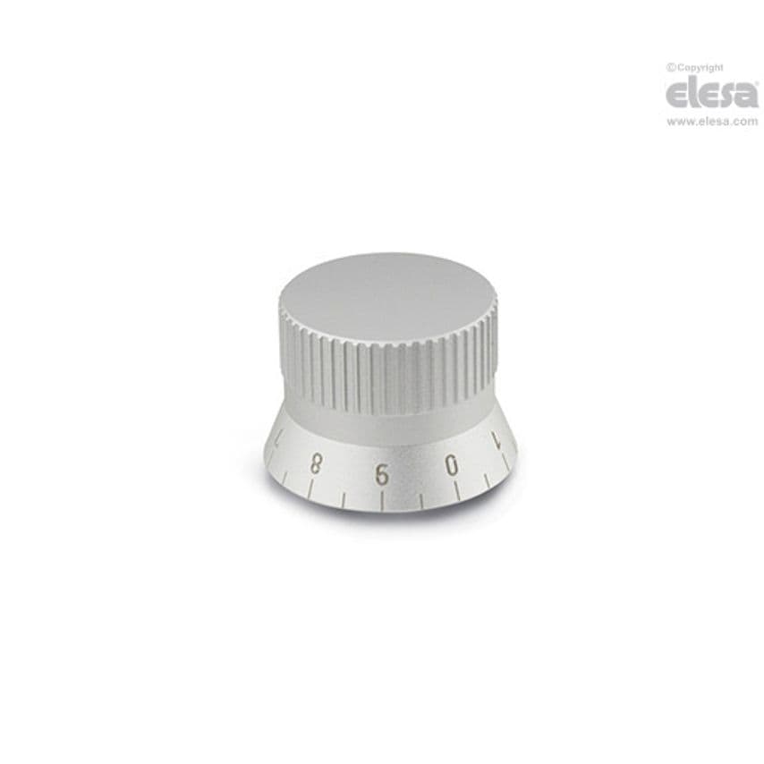 Control knurled knob-GN 723.4-42-B10-S