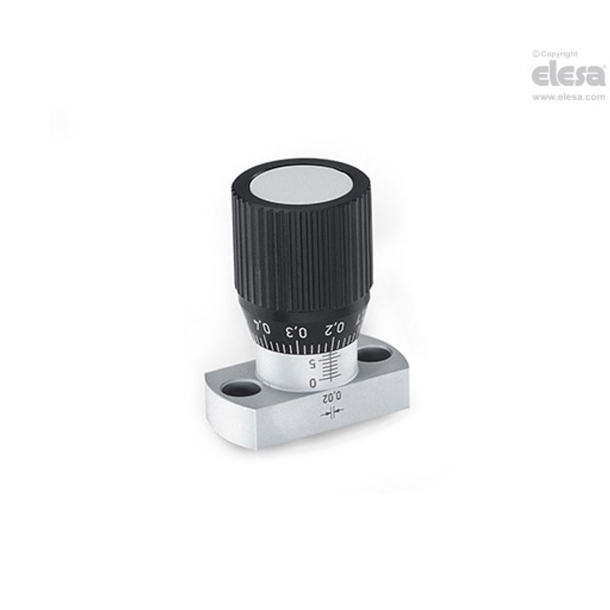 Control knurled knob-GN 727-34-A-SL