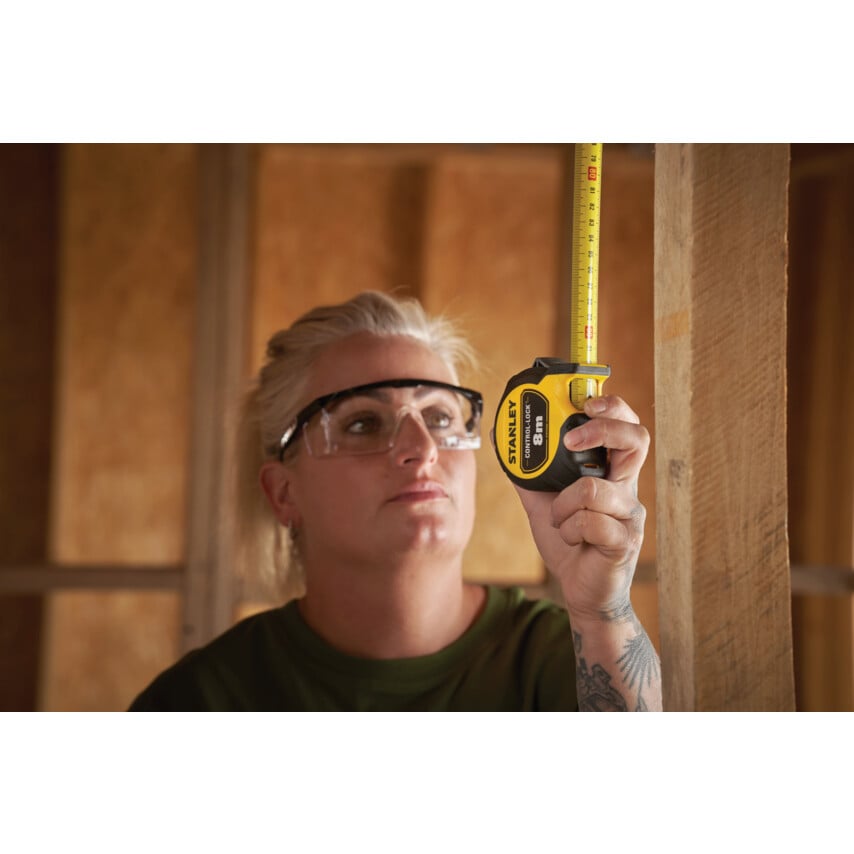 Control-lock 8M 25mm Wide Tape Measure