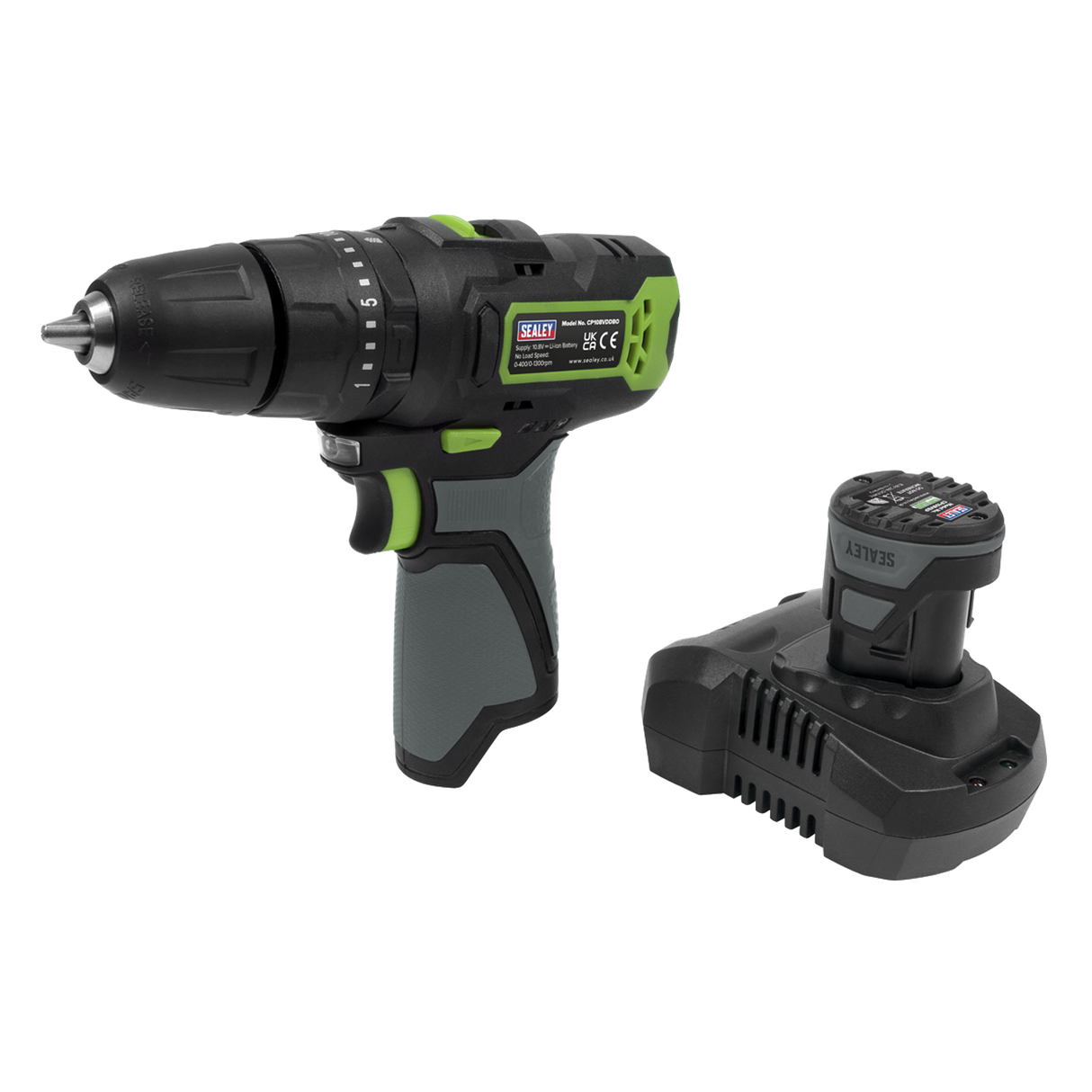 Cordless Hammer Drill/Driver 10mm 10.8V - Body Only