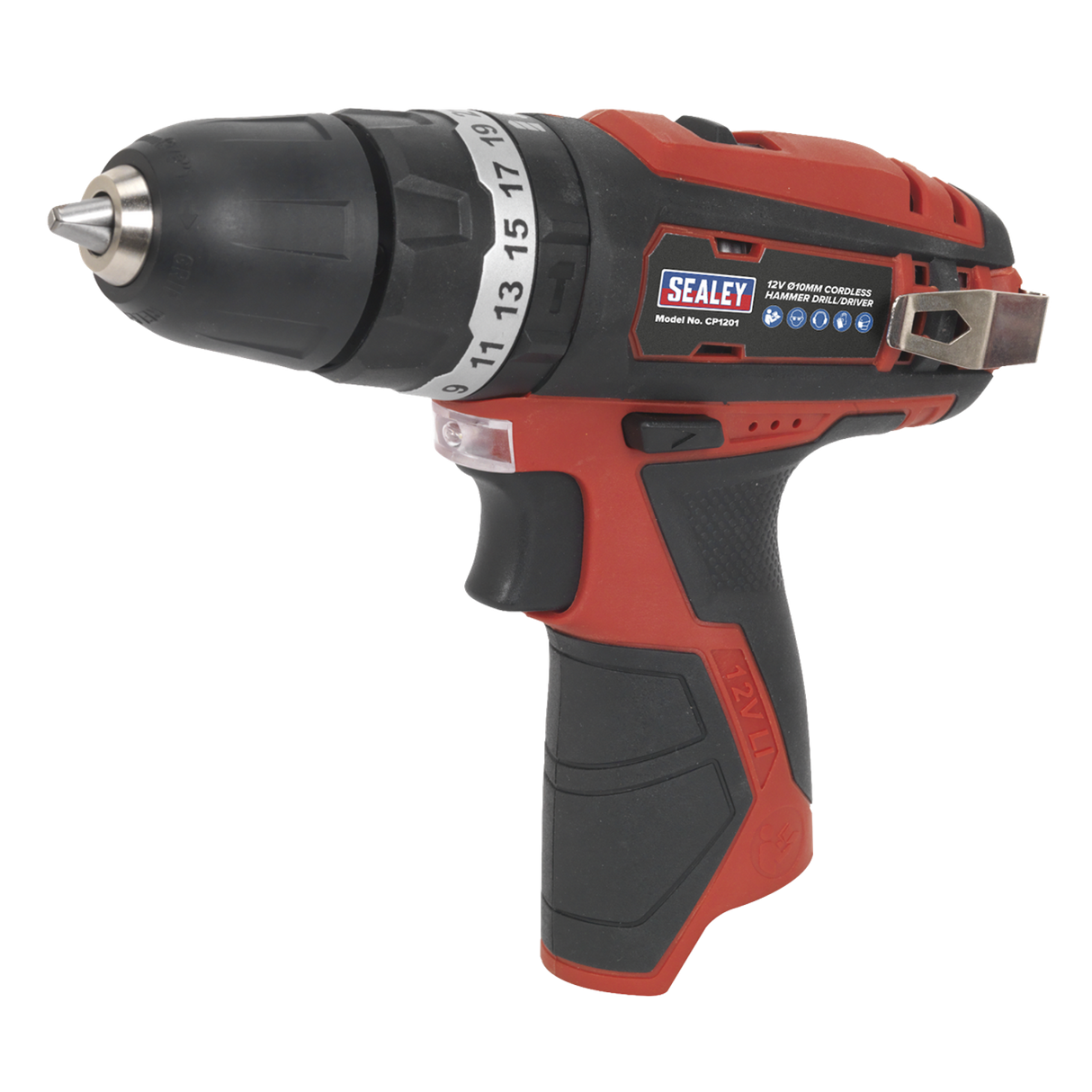 Cordless Hammer Drill/Driver 10mm 12V Li-ion - Body Only