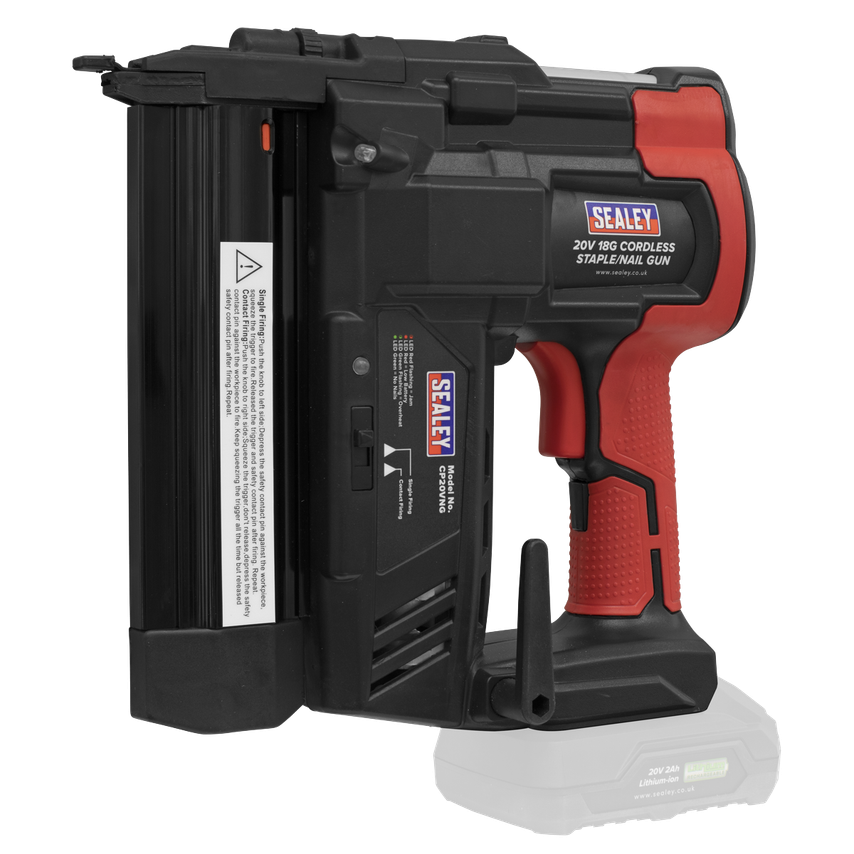 Cordless Nail/Staple Gun 18g 20V 2AH Lithium-ion