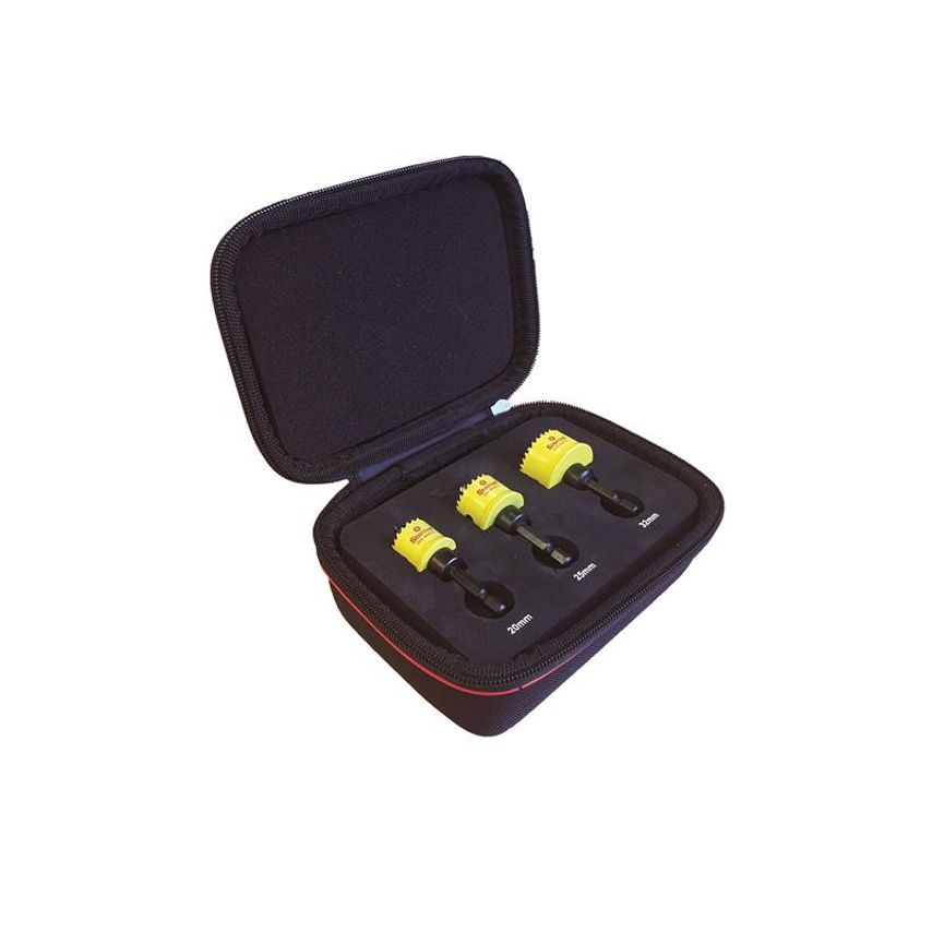 Cordless Smooth Cut Bi-Metal Holesaw Kit, 3 Piece STRKCS03001
