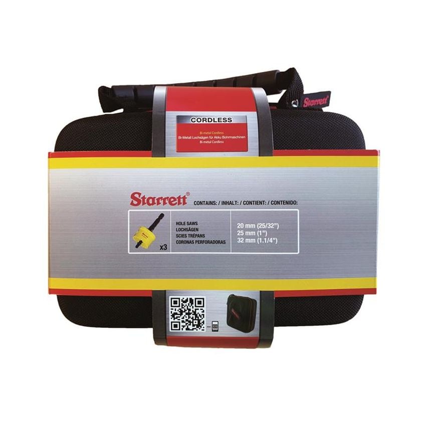 Cordless Smooth Cut Bi-Metal Holesaw Kit, 3 Piece STRKCS03001