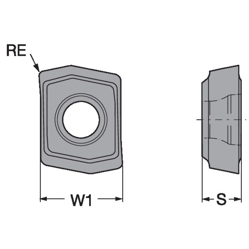 CoroDrill 880 Insert for Drilling 880-0102W04H-P-MSN124