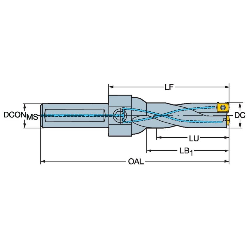 CoroDrill 881 Indexble Insert Drill A881-D0875P31-03