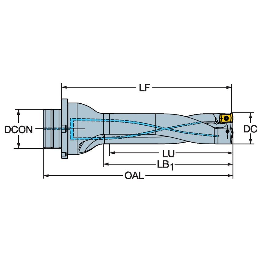 CoroDrill DS20 Indexble Insert Drill DS20-D4445DM50-04