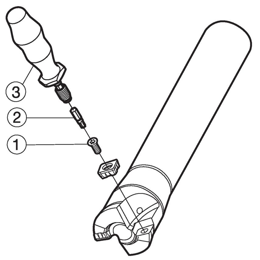 CoroMill 210 Face Milling Cutter RA210-025m5-09M