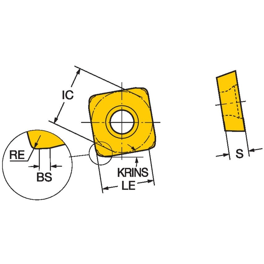 CoroMill 210 Insert for Milling R210-140512M-PM4330