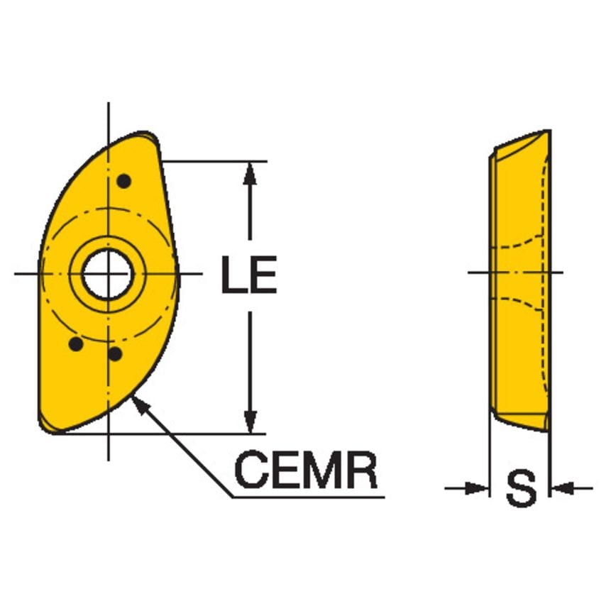CoroMill 216 Ball Nose Insert R216-4007E-M1130