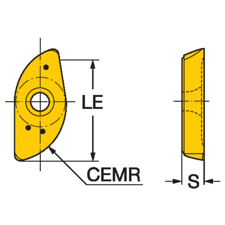 CoroMill 216 Ball Nose Insert R216-4007M-M1130