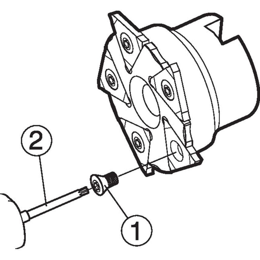 CoroMill 328 Groove Milling Cutter A328-063Q19-13M