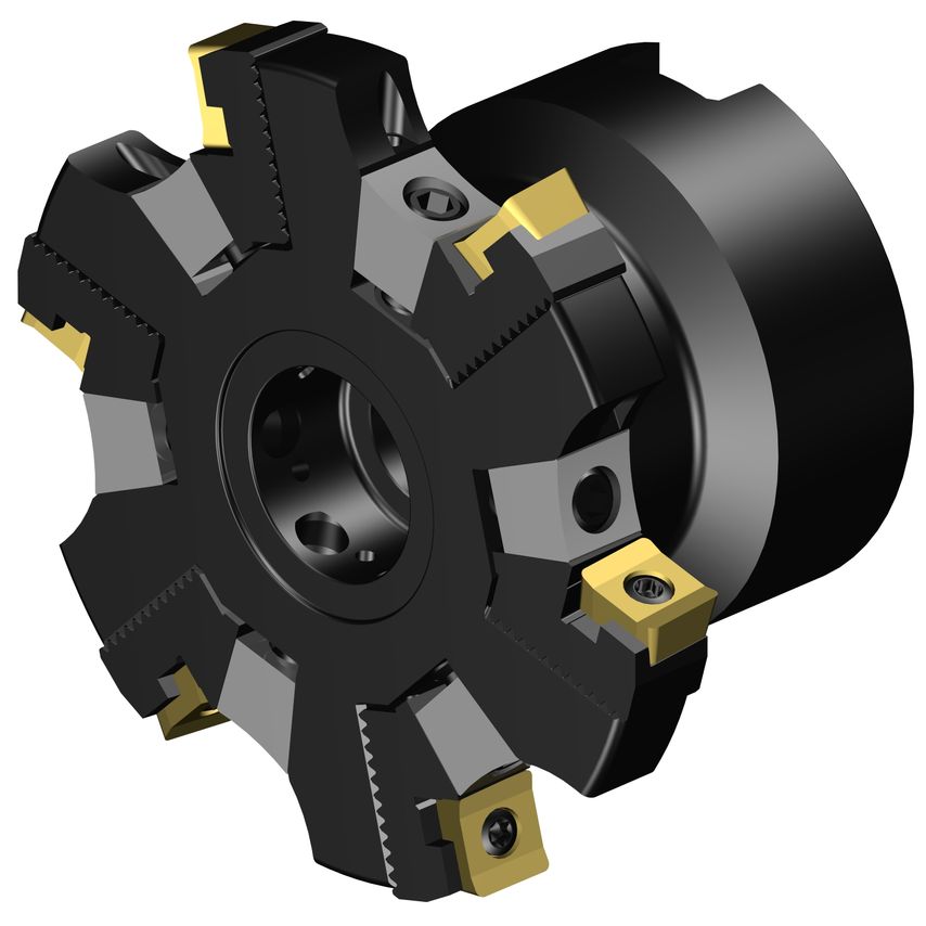 CoroMill 331 Adjustable Half Side and Back Face Disc Milling Cutter R331.52C-080Q27EML