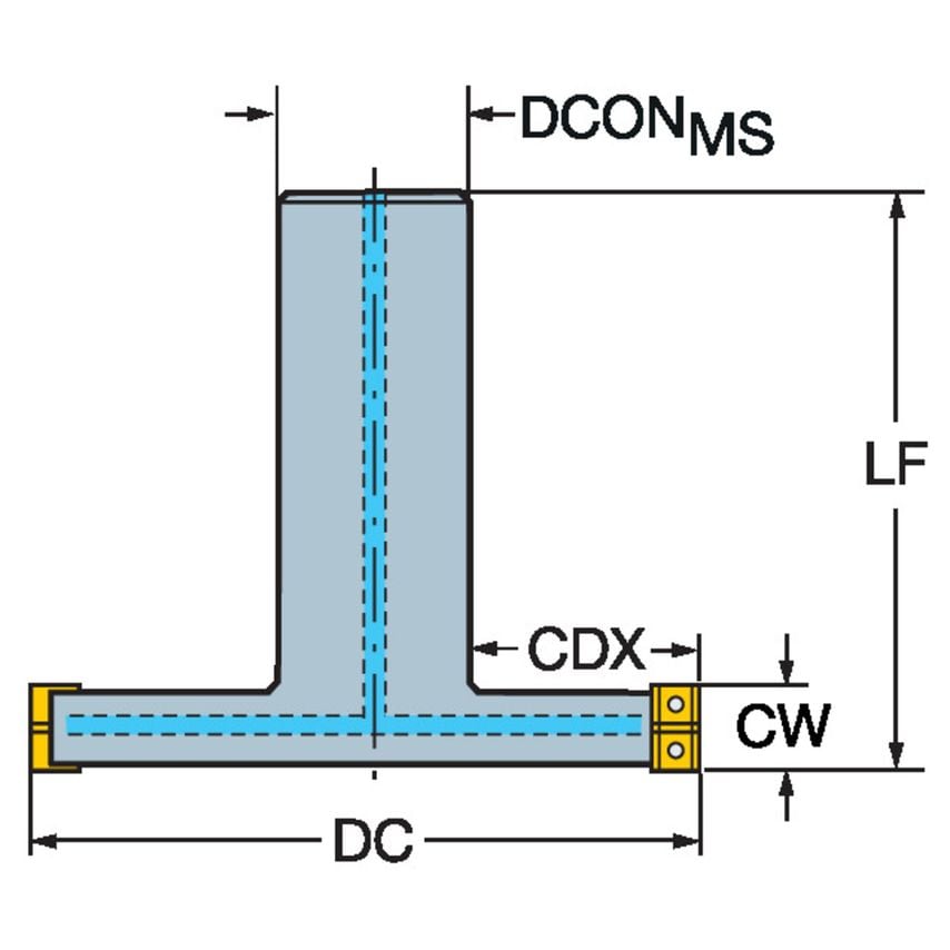 CoroMill 331 Full Side and Face Disc Milling Cutter R331.35C-050A20DM080