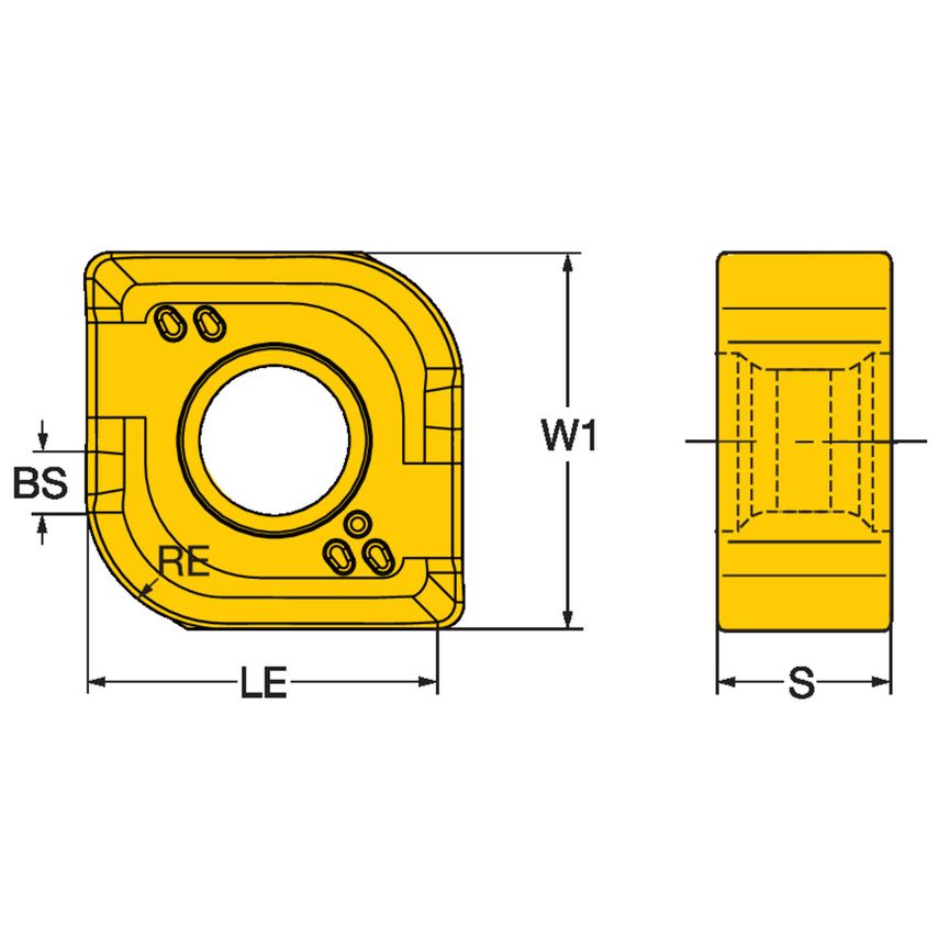 CoroMill 331 Insert for Side & Facemilling L331.1A-115040E-L502040