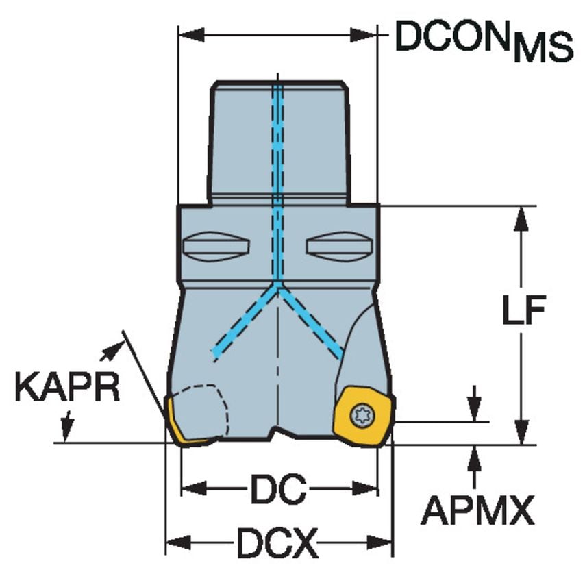 CoroMill 365 Face Milling Cutter RA365-051C5-S15M