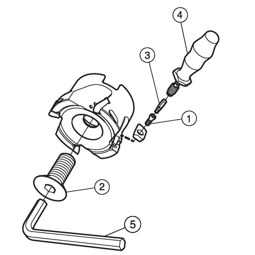 CoroMill 390 Square Shoulder Milling Cutter R390-040Q16LW-11L