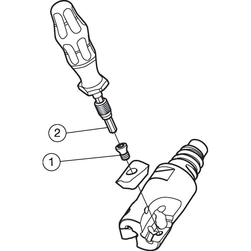CoroMill 390 Square Shoulder Milling Cutter RA390-019EH20-11L