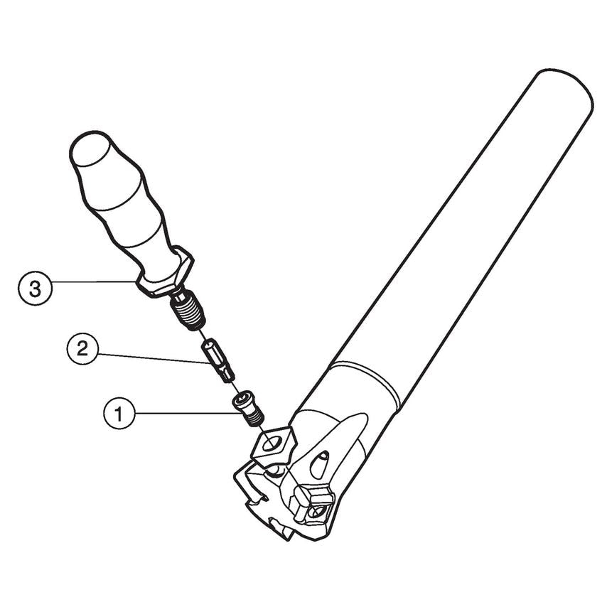 CoroMill 415 Face Milling Cutter A415-025O19-07H