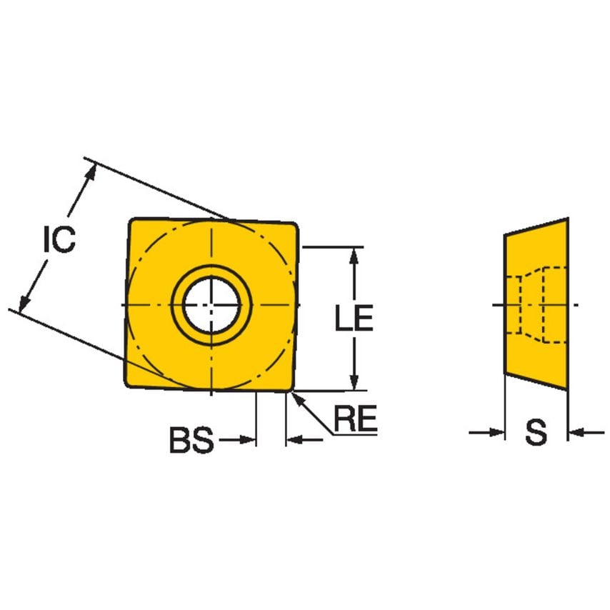 CoroMill 490 Insert for Milling 490R-08T308M-PH4340