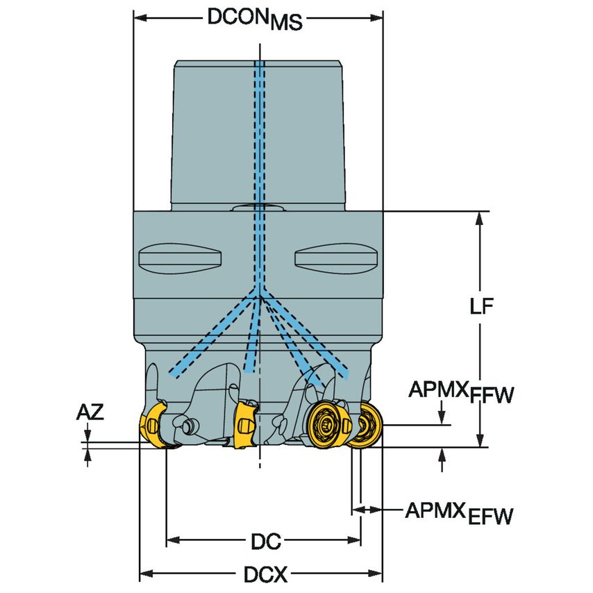 CoroMill 600 Face Milling Cutter 600-042C4-10H