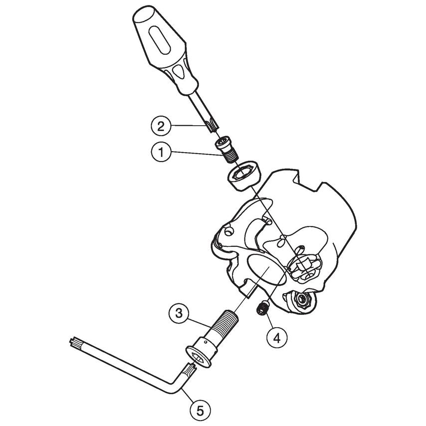CoroMill 600 Face Milling Cutter 600-050Q22-12HX