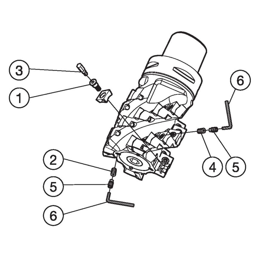 CoroMill 690 Long Edge Square Shoulder Milling Cutter A690-038C6-1046H
