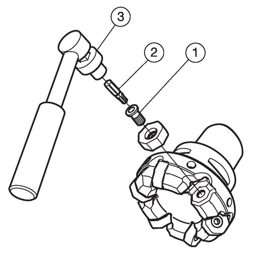 CoroMill 745 Face Milling Cutter 725-100C8-21M