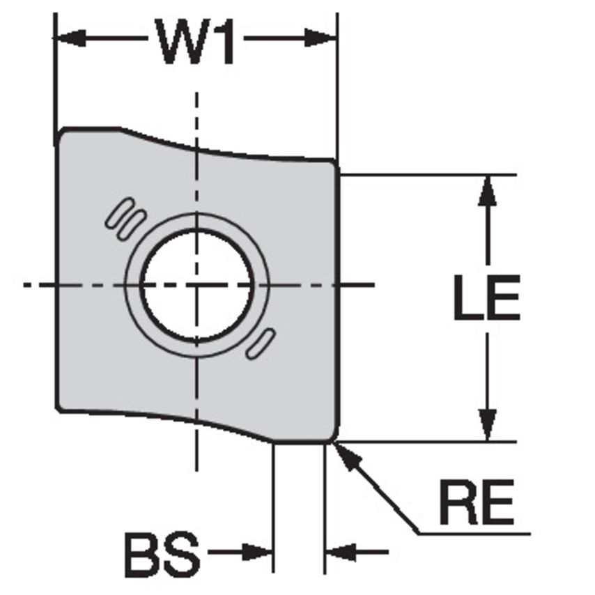 CoroMill Century Insert for Milling R590-110504H-NLH10