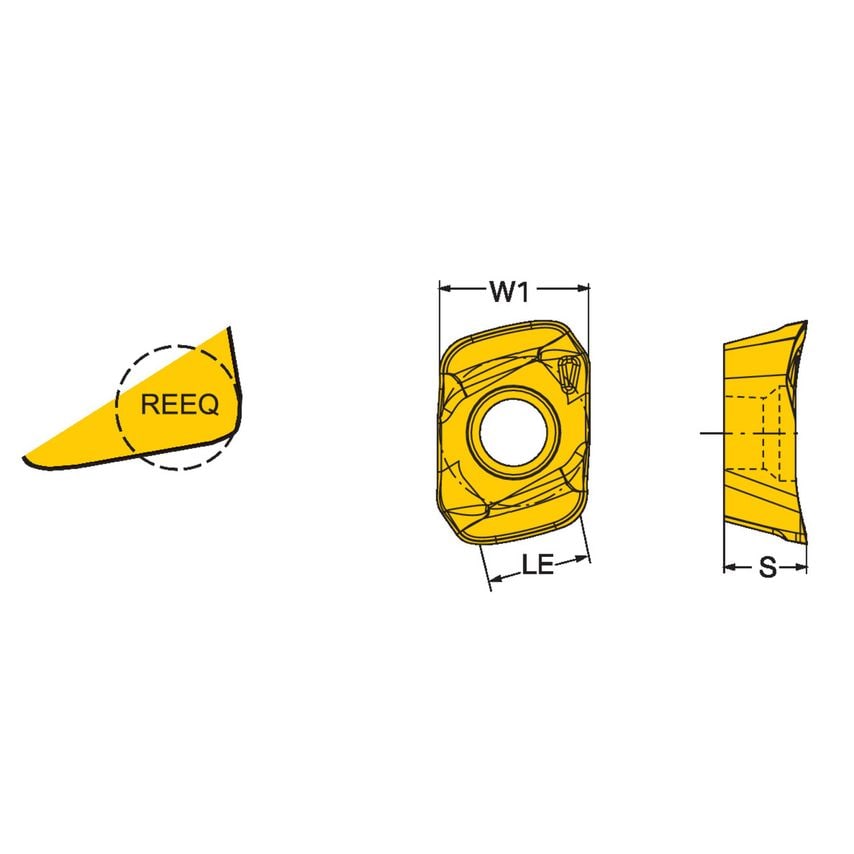 CoroMill MH20 Insert for Milling MH20-060320E-L302040