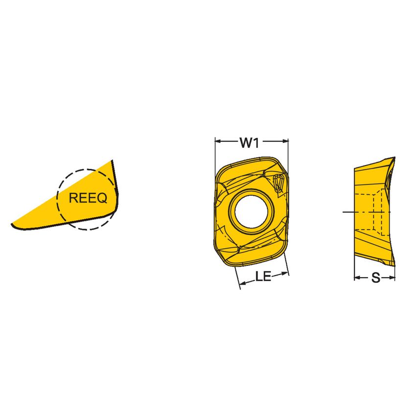 CoroMill MH20 Insert for Milling MH20-080425E-L302040