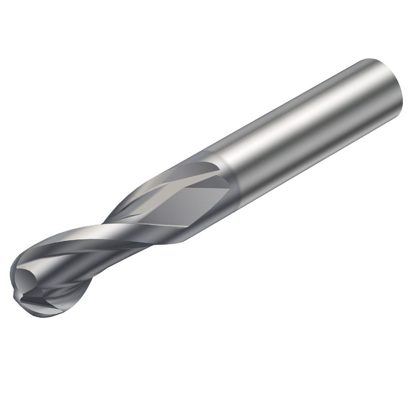 CoroMill Plura Solid Carbide Ball Nose End Mill for Profiling 1B232-0318-XA1620