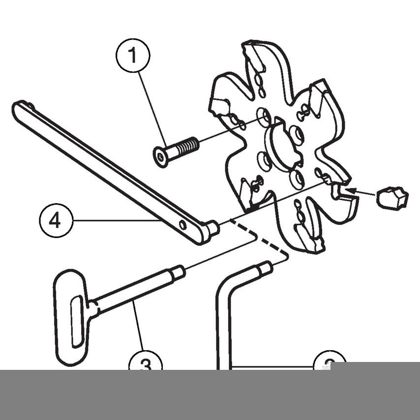 CoroMill QD Indexble Grooving and Parting Off Cutter AQD-KC152Y38-M