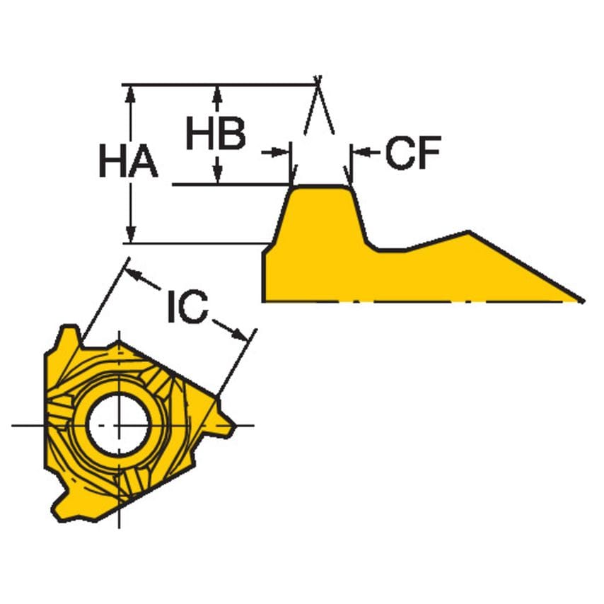 CoroThread 266 Insert for Thread Turning 266RL-27SA01F030E1020