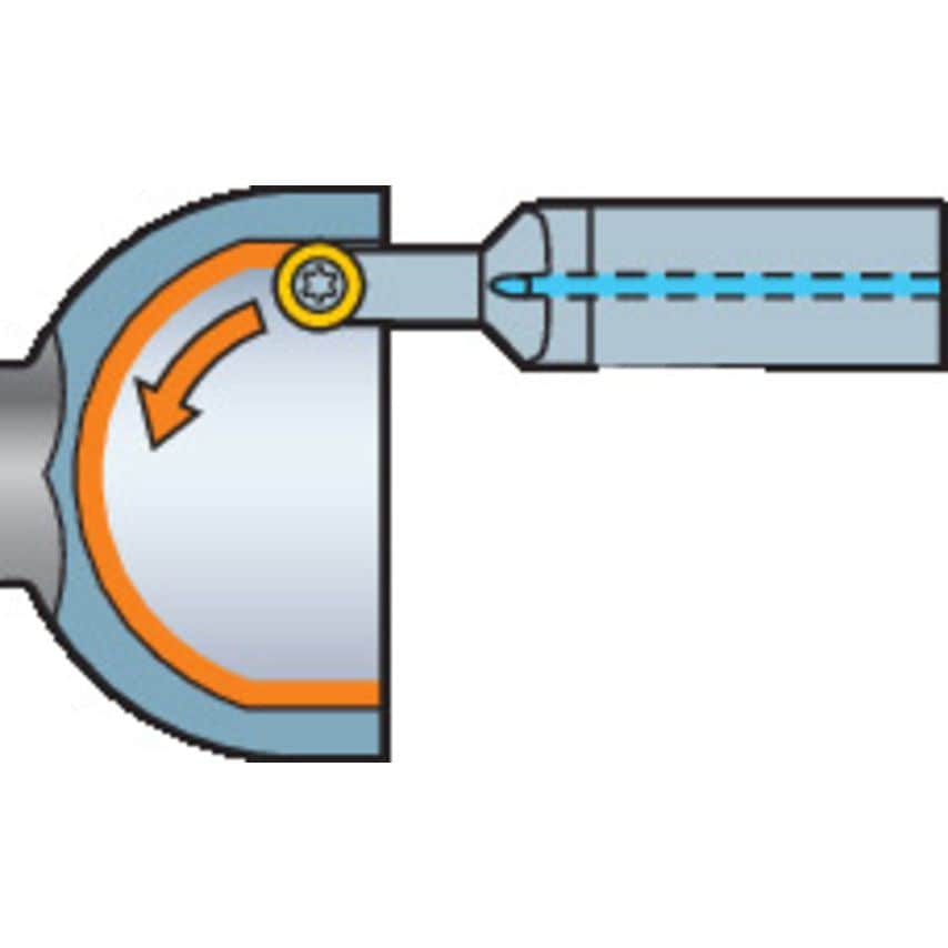 CoroTurn 107 Boring Bar for Turning A10K-SRDDN08-R