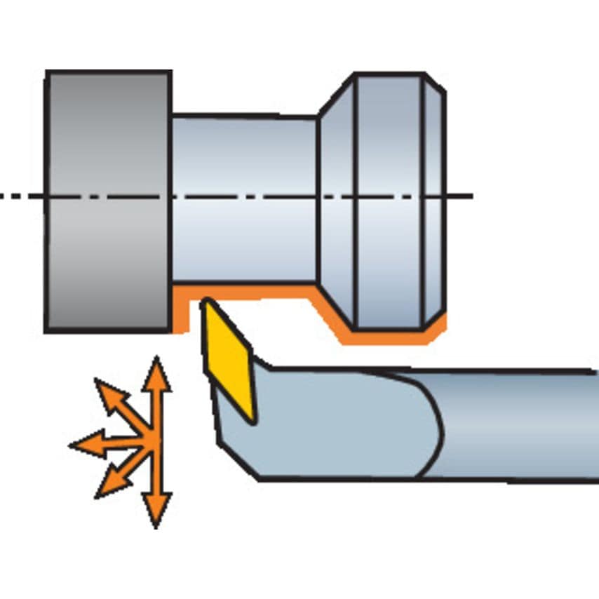 CoroTurn 107 Boring Bar for Turning A16T-SVUBL2-DB1