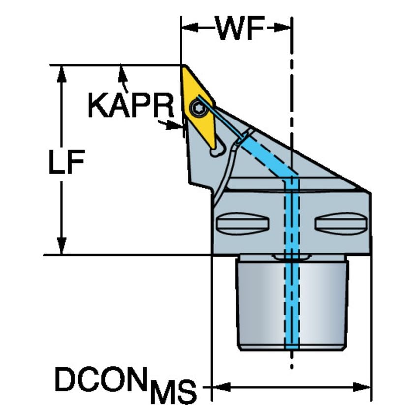 CoroTurn 107 Cutting Unit for Turning C4-SVJBR-2705011B1C
