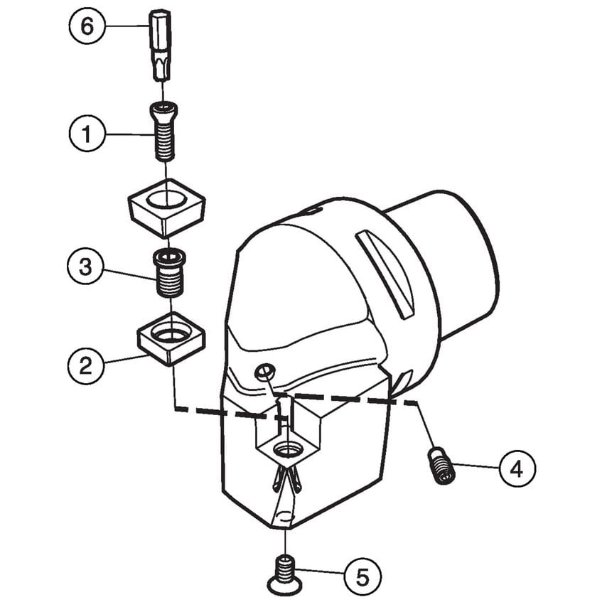 CoroTurn 107 Cutting Unit for Turning C5-SCLCR-35060-12C