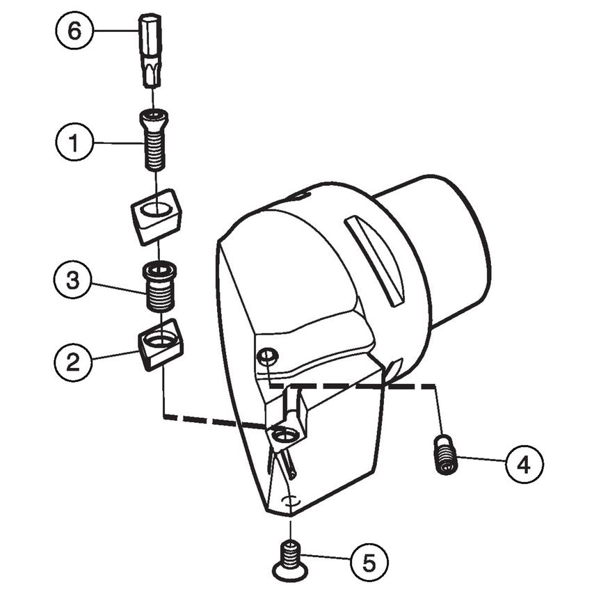CoroTurn 107 Cutting Unit for Turning C5-SDJCL-35060-11C