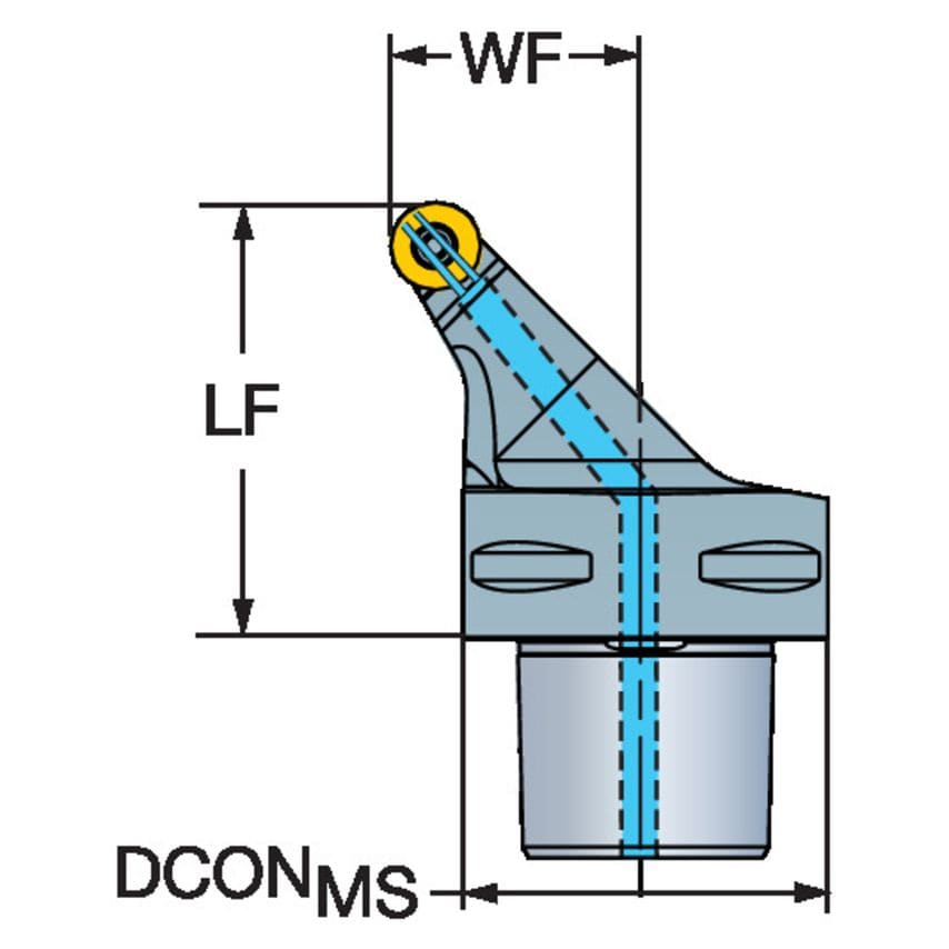 CoroTurn 107 Cutting Unit for Turning C5-SRSCR-35060-12XC